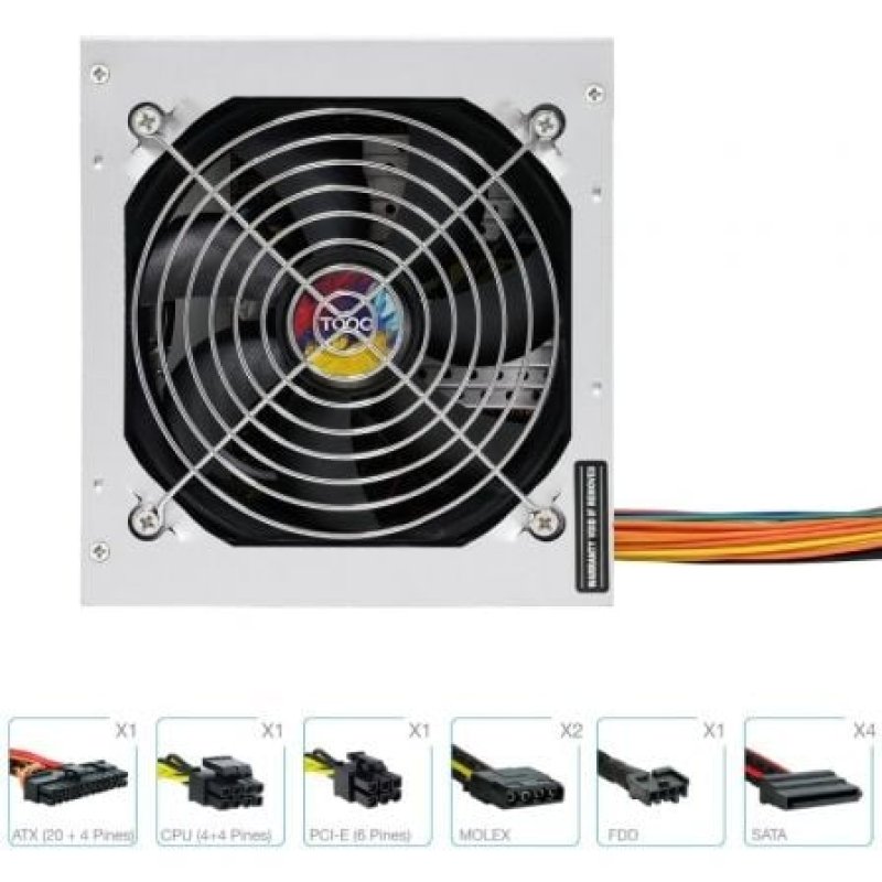 Thumbnail 1 de Fuente de Alimentación TooQ 550W 80 PLUS Bronze TQAPOLO-550SP de icy-dock