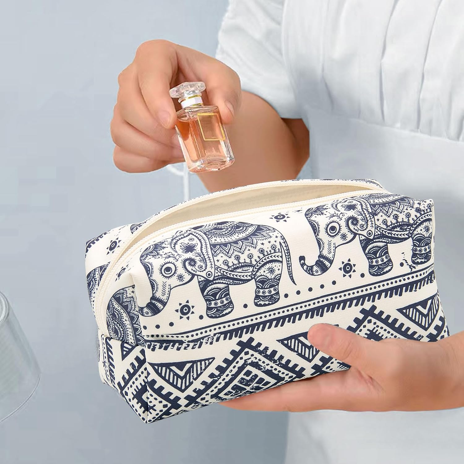 Thumbnail 6 de Long Keeper Small Cosmetic Bags - Waterproof Portable Travel Makeup Organiser Bag