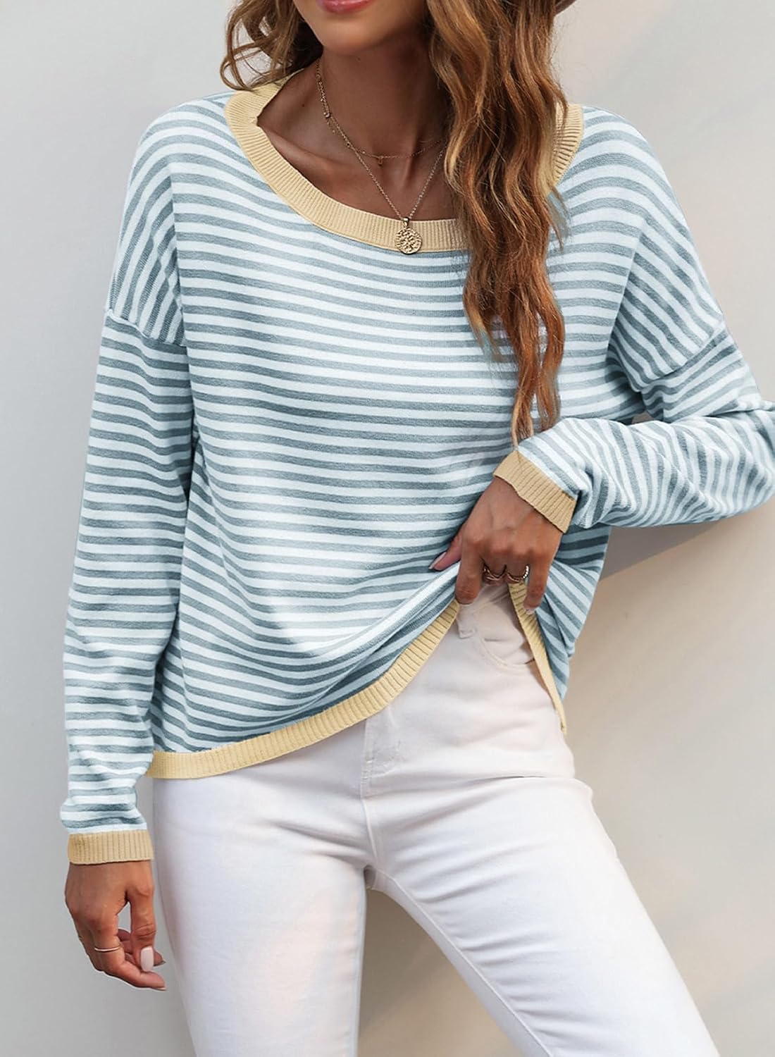 Thumbnail 1 de Cuptacc Pullover Damen Gestreiftes Sweatshirt