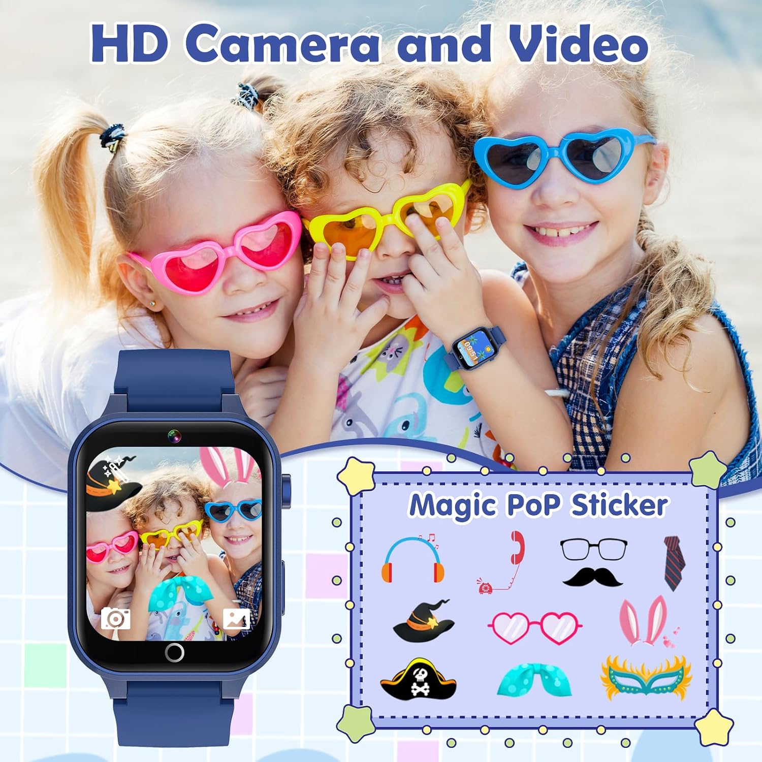 Thumbnail 2 de Kids Smartwatch with 26 Puzzle Games