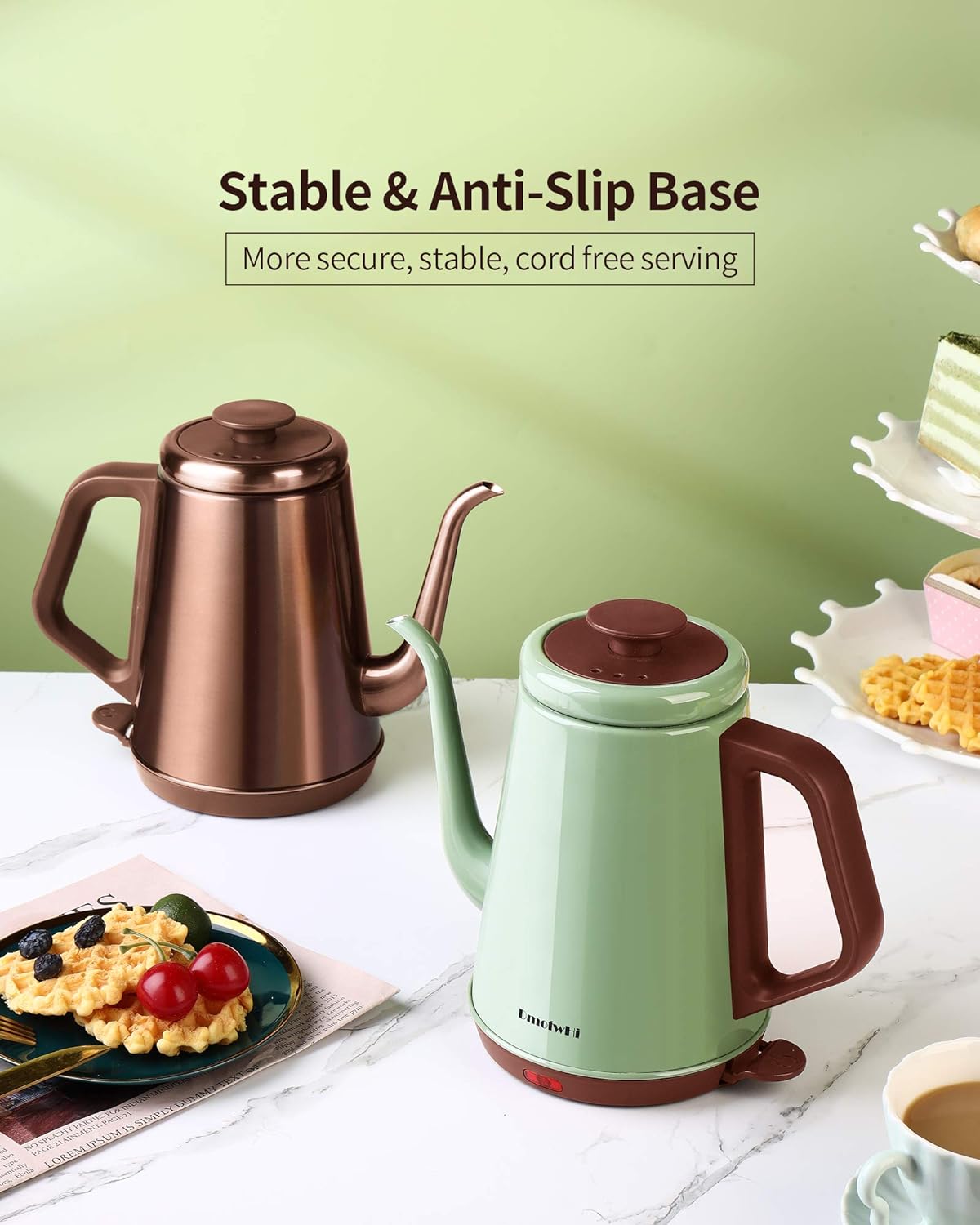 Detalle 2 de DmofwHi 1.0L Gooseneck Kettle