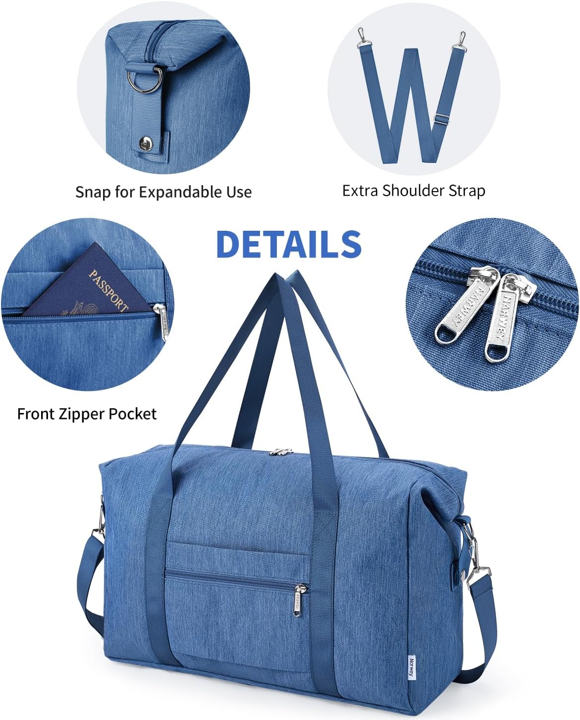Thumbnail 3 de Underseat cabin bag 20L navy 40x30x20