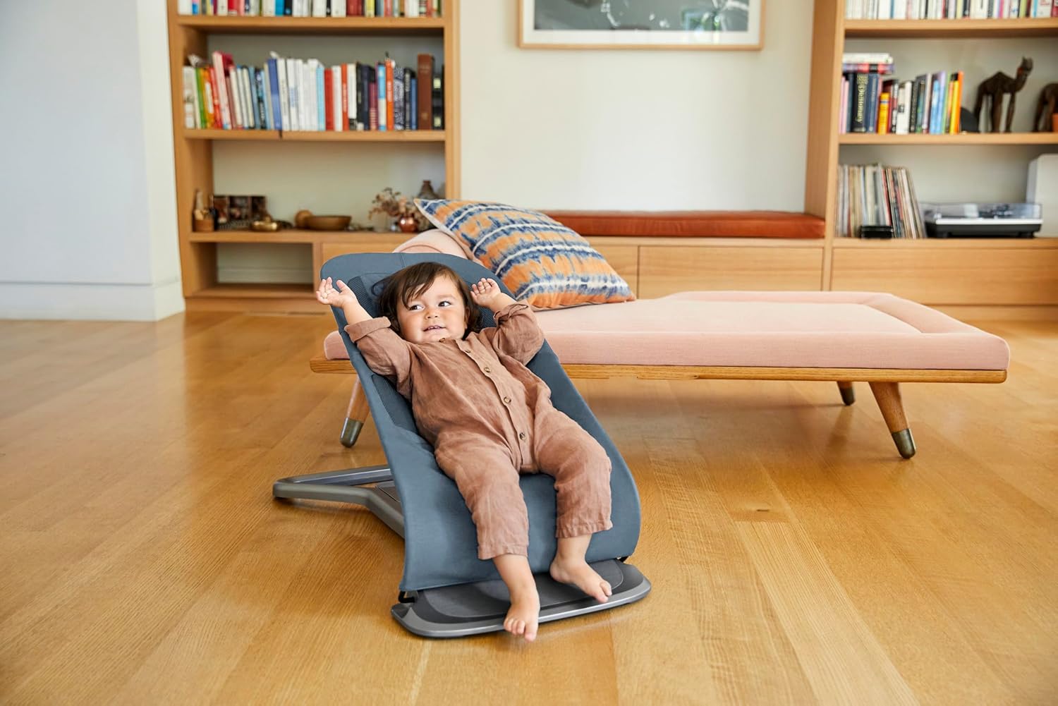 Detalle de Ergobaby Evolve EVLBNCOXBLU 3-in-1 wipstoel, Oxford Blue, 2,5–13,2 kg