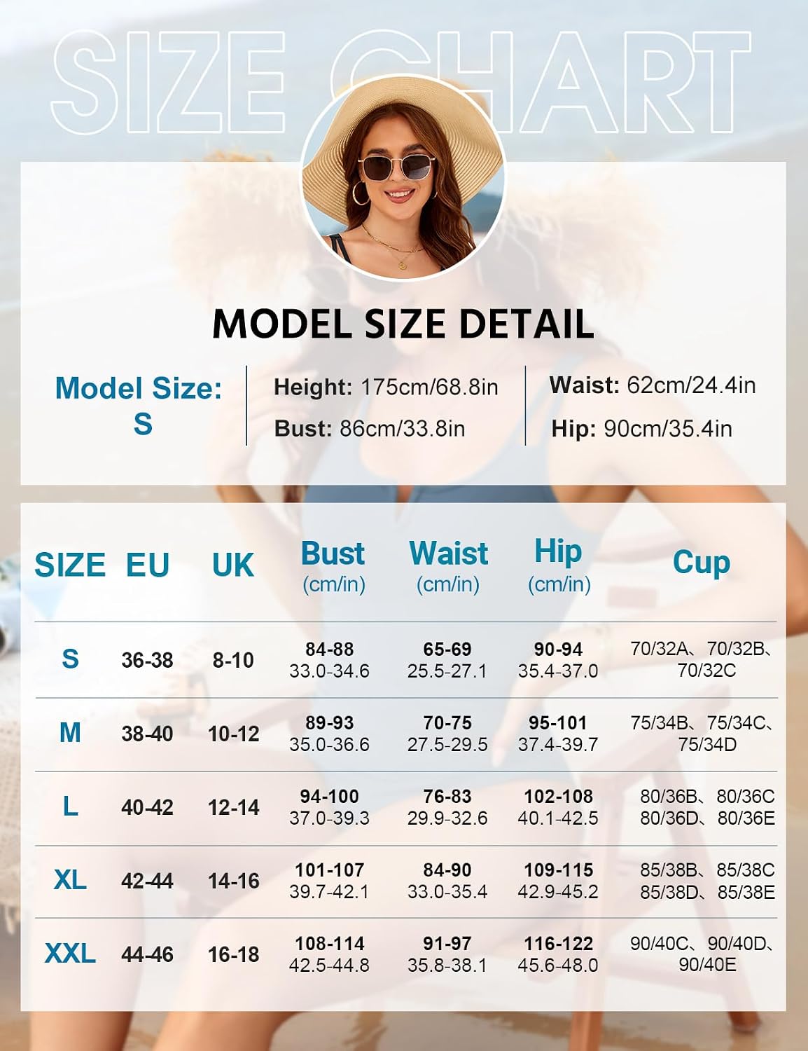 Thumbnail 5 de Nadeer Bauchweg Damen Badeanzug Slim Fit