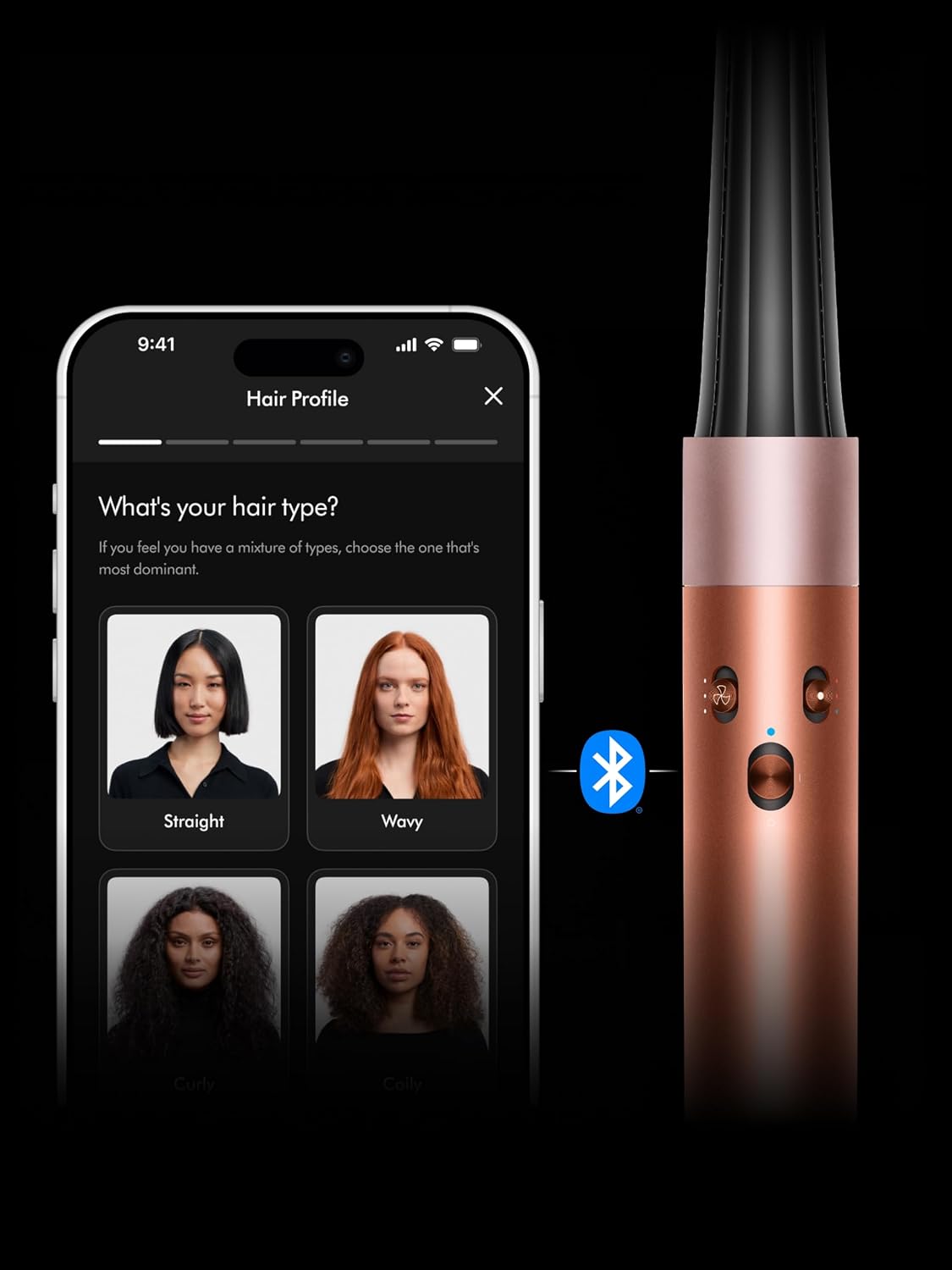 Detalle de Dyson Airwrap i.d.™ styler asciugacapelli per Ricci e molto ricci