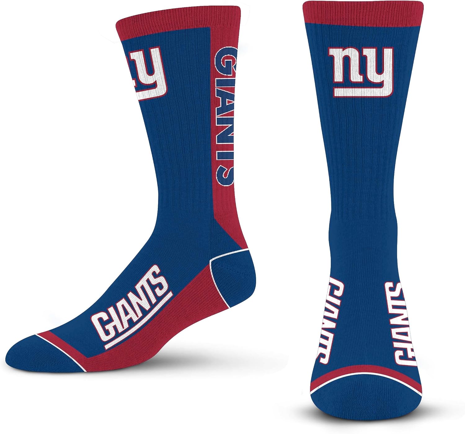 Detalle de For Bare Feet NFL Unisex MVP Crew Sock (Kansas City Chiefs) – Large
