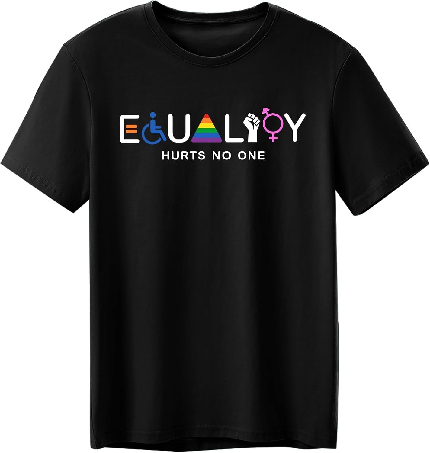 Detalle de hohololo Mens Pride T Shirt: Equality That Hurts No One