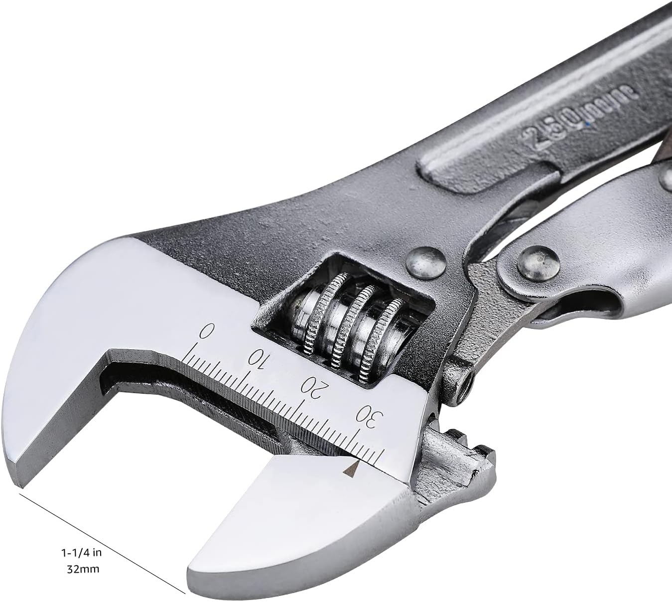 Thumbnail 2 de Amazon Basics 10 in Locking Adjustable Wrench