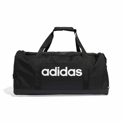 Imagen de Adidas Essentials Linear Duffel Bag – 39,75 L, unisex adulti, Black/White en OfertitasTOP
