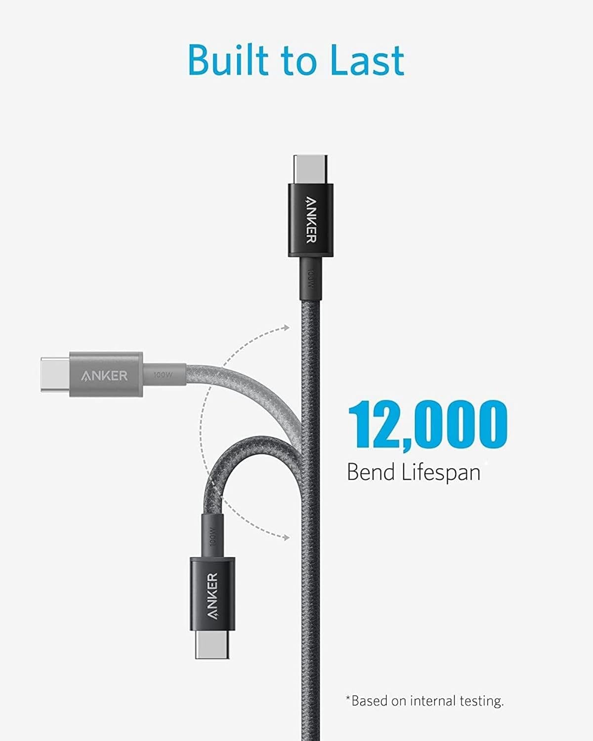 Thumbnail 4 de Anker 333 Cable USB‑C 100W 1,8 m doble