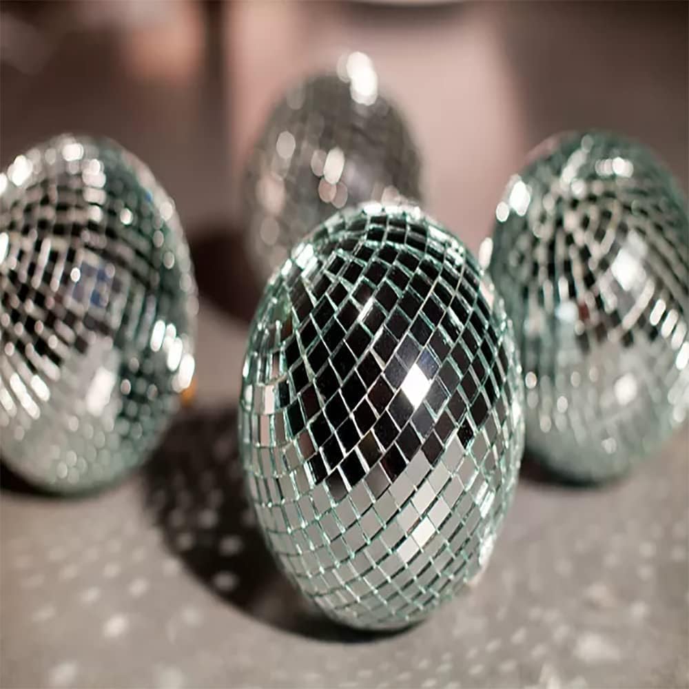 Detalle de 21 Pcs Mirror Disco Ball Set (3–6 cm) for Hanging Decor