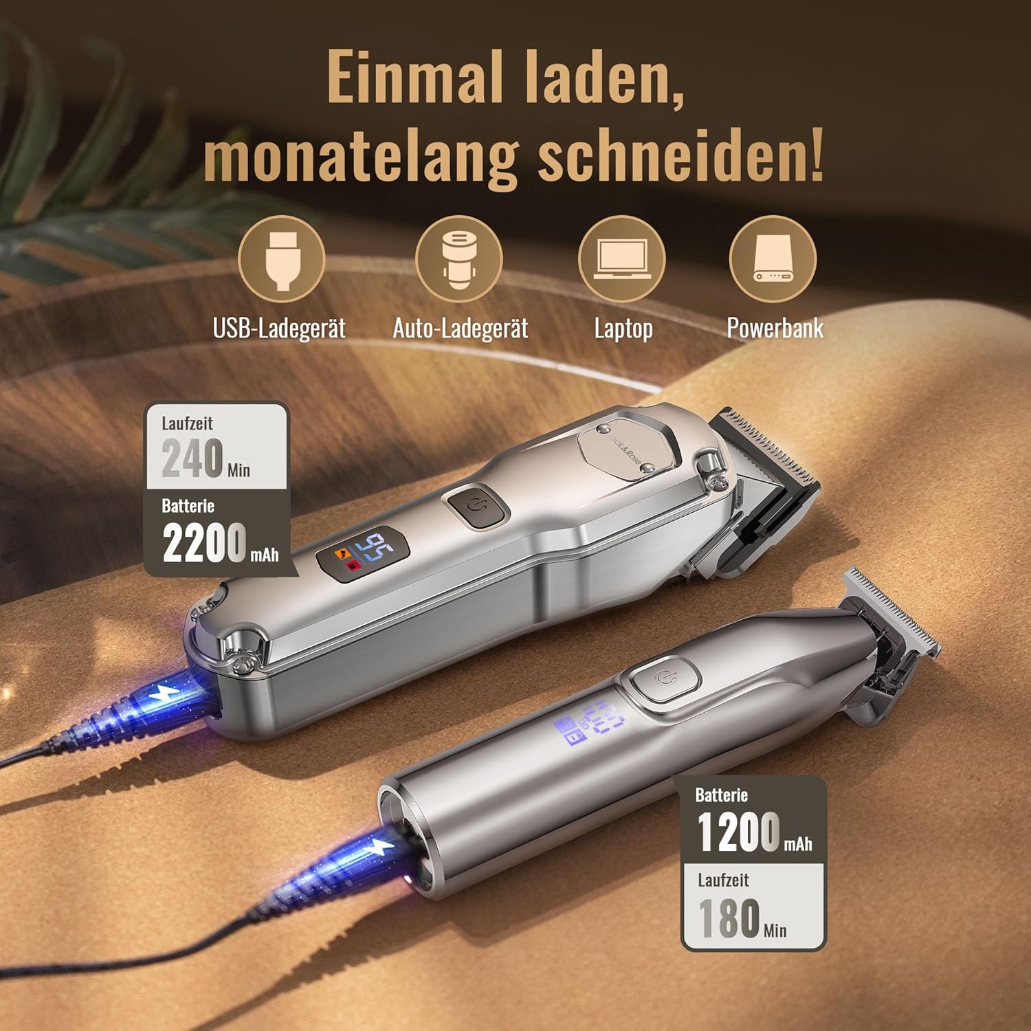 Detalle 2 de Jack & Rose Haarschneidemaschine Profi Haarschneider