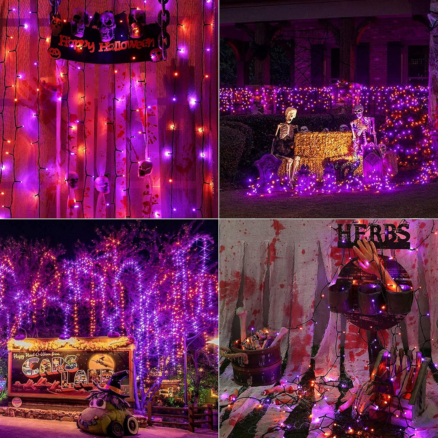 Detalle de Joomer Halloween String Lights, 66 ft