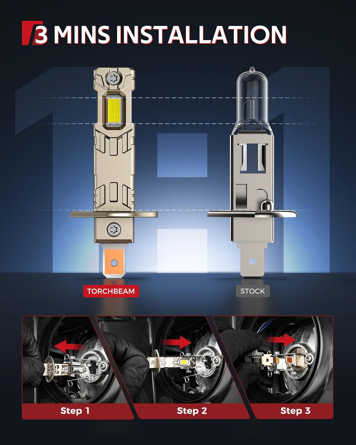 Detalle 2 de Torchbeam LED Fog Bulbs, H1/H7