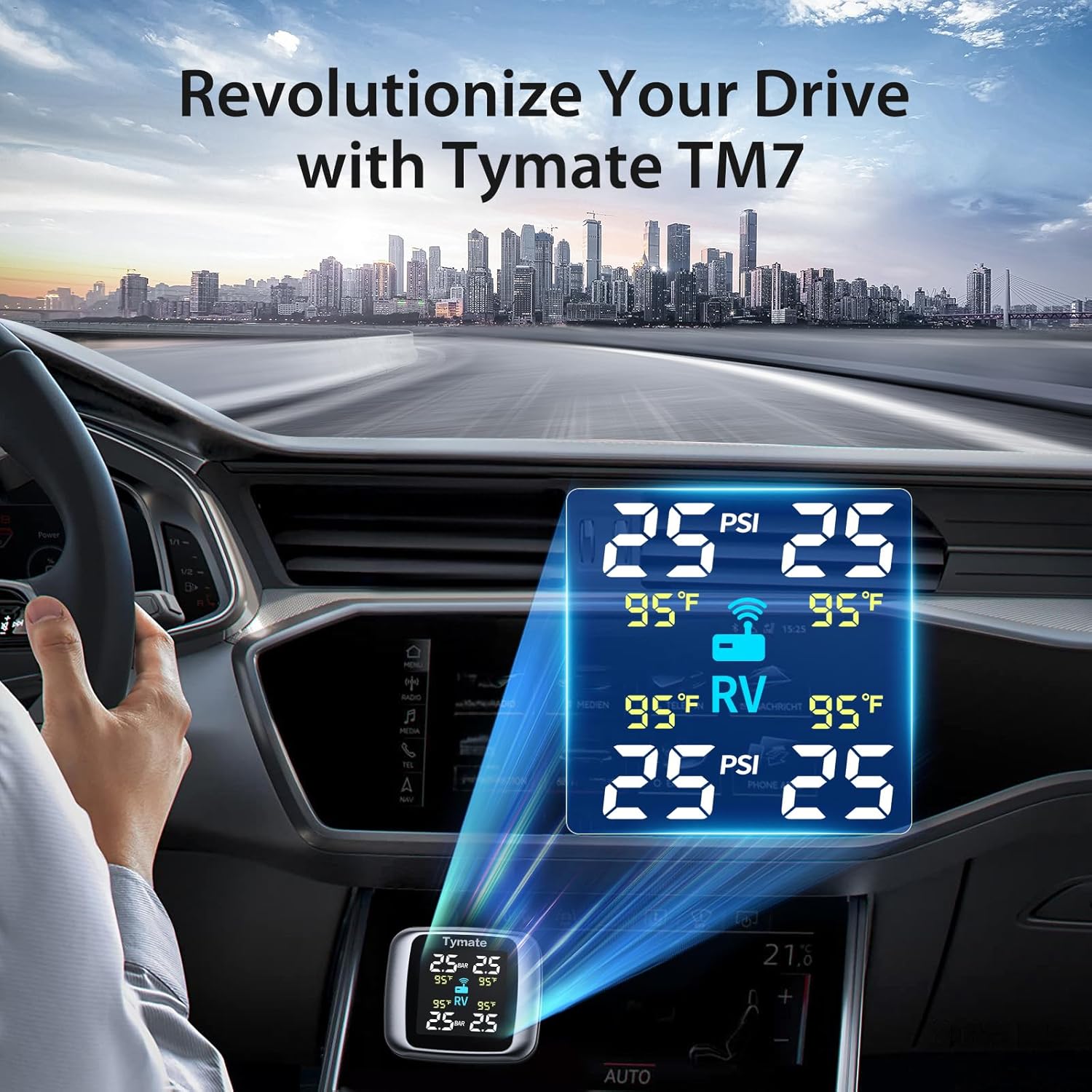 Thumbnail 1 de Tymate TM7 TPMS with 4 External Sensors
