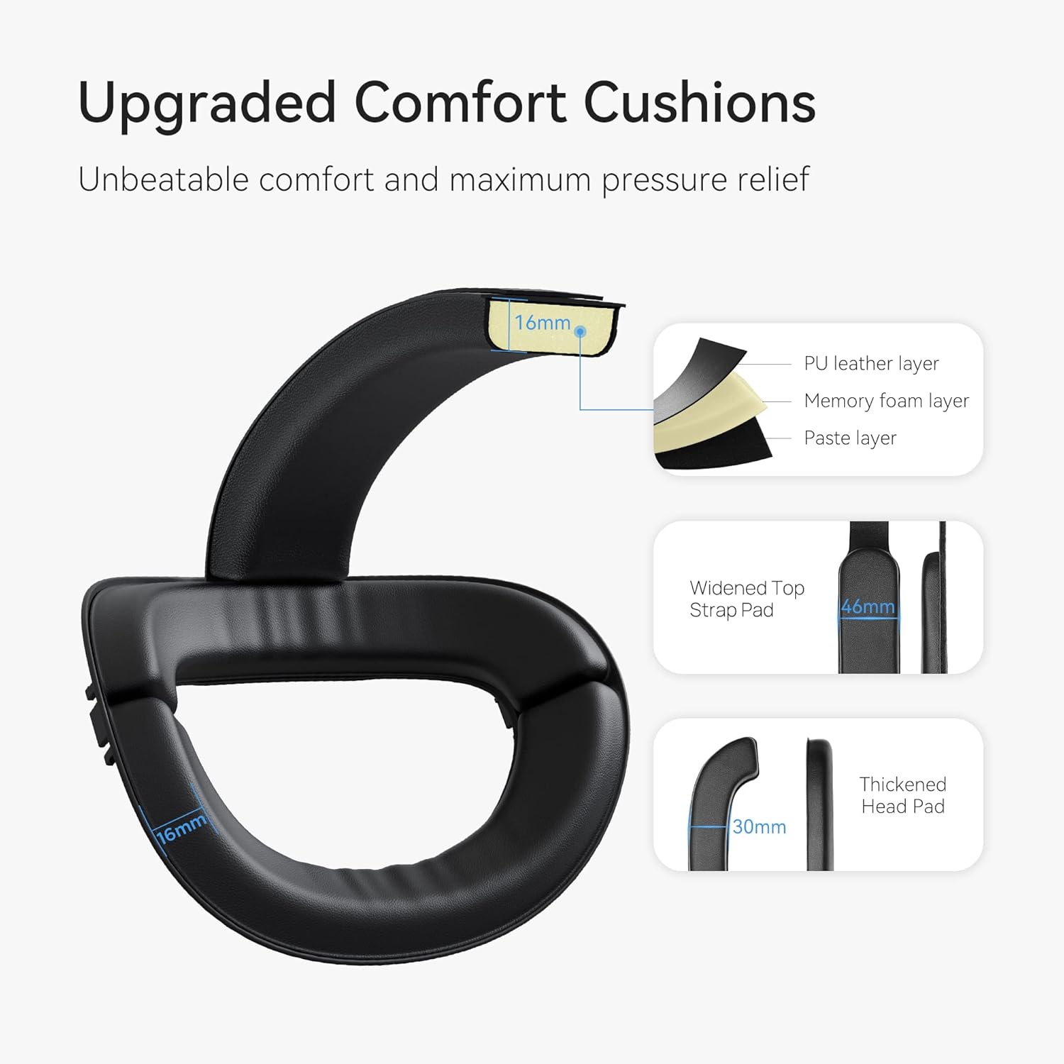 Thumbnail 4 de KIWI design aktualisierte Elite Strap kompatibel mit Quest 2 – verbesserten Halt und Komfort