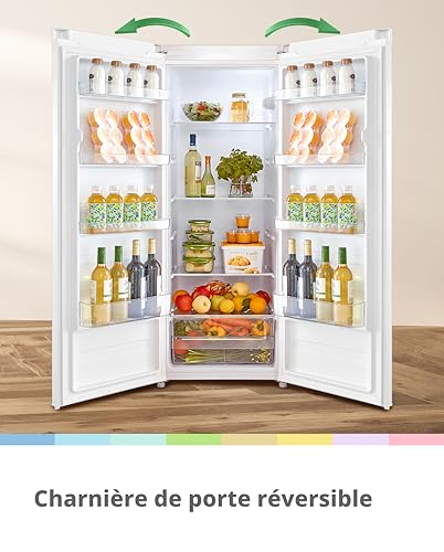 Detalle de COMFEE' 230L Réfrigérateur 1 Porte – Frigo Compact Blanc, sans congélateur