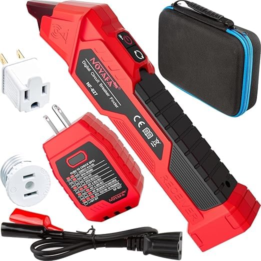 Detalle de NOYAFA NF-827 Circuit Breaker Finder with GFCI Testing, NCV and Case