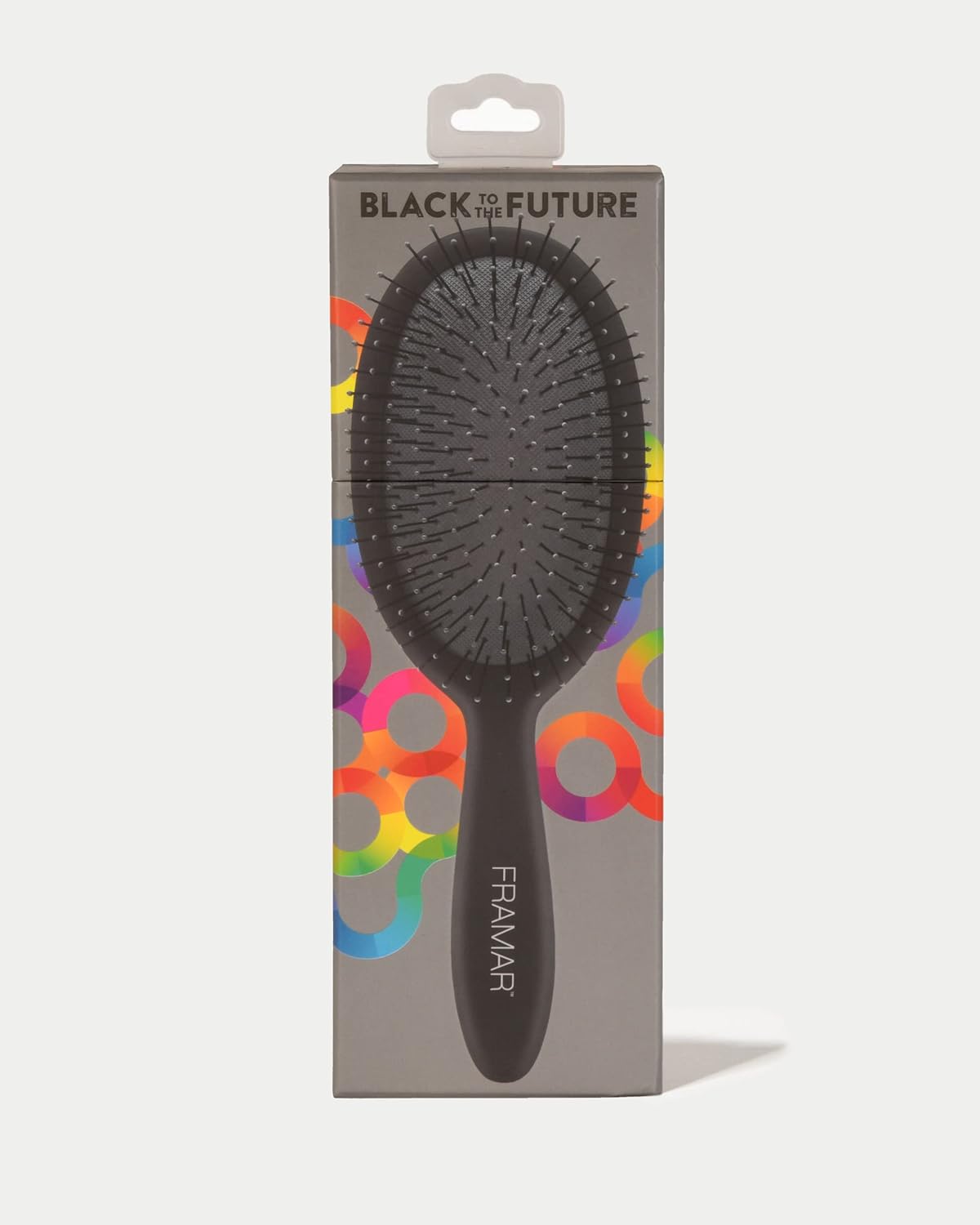 Detalle de Framar Detangling Brush for Curly Hair – Wet and Dry Detangler (Red/Black)