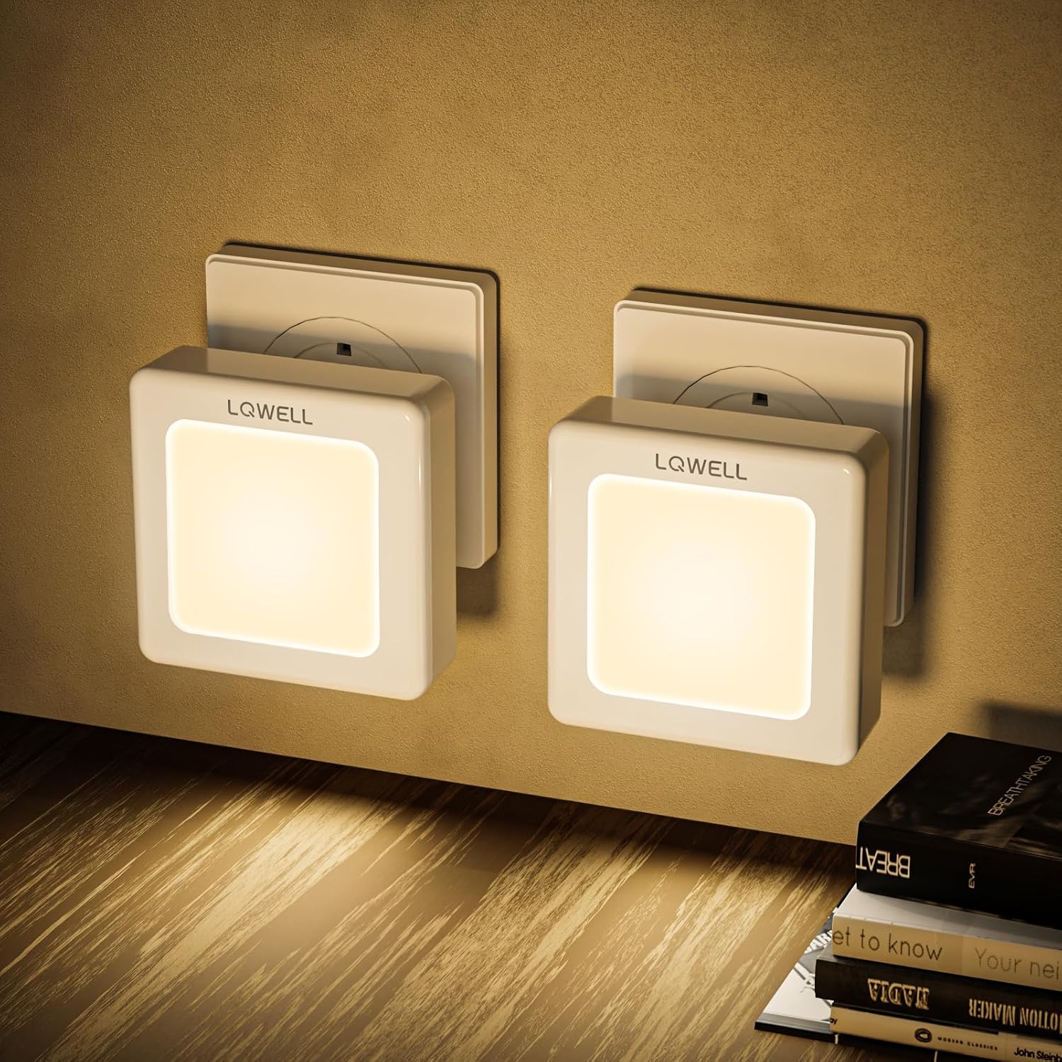 Detalle de LQWELL Nachtlicht Steckdose 2er-Set
