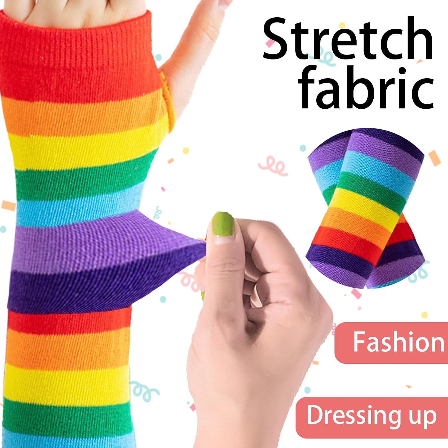 Thumbnail 4 de CWENDANER Regenbogen High Overknee 53 cm