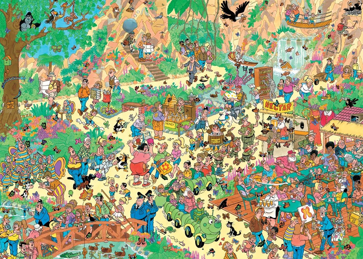 Thumbnail 1 de Jan Van Haasteren – Joyeux Papillons (Flutterly Fabulous) — Puzzle Adulte 1000 pièces, recyclé