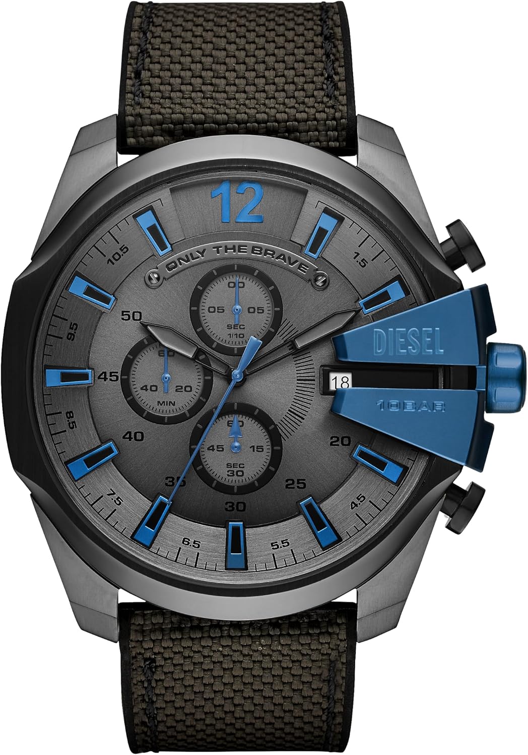 Thumbnail 3 de Diesel Mega Chief 51 mm cronógrafo negro
