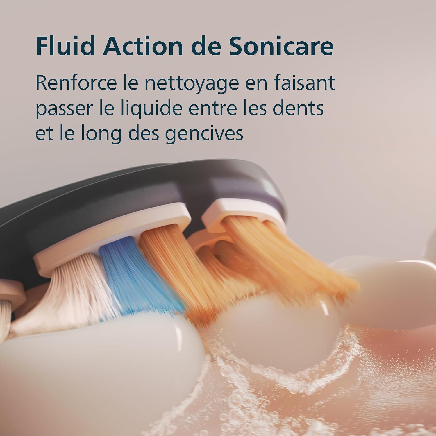 Detalle de Philips Sonicare 7500 HX7423/10 elektrische tandenborstel, 12 instellingen