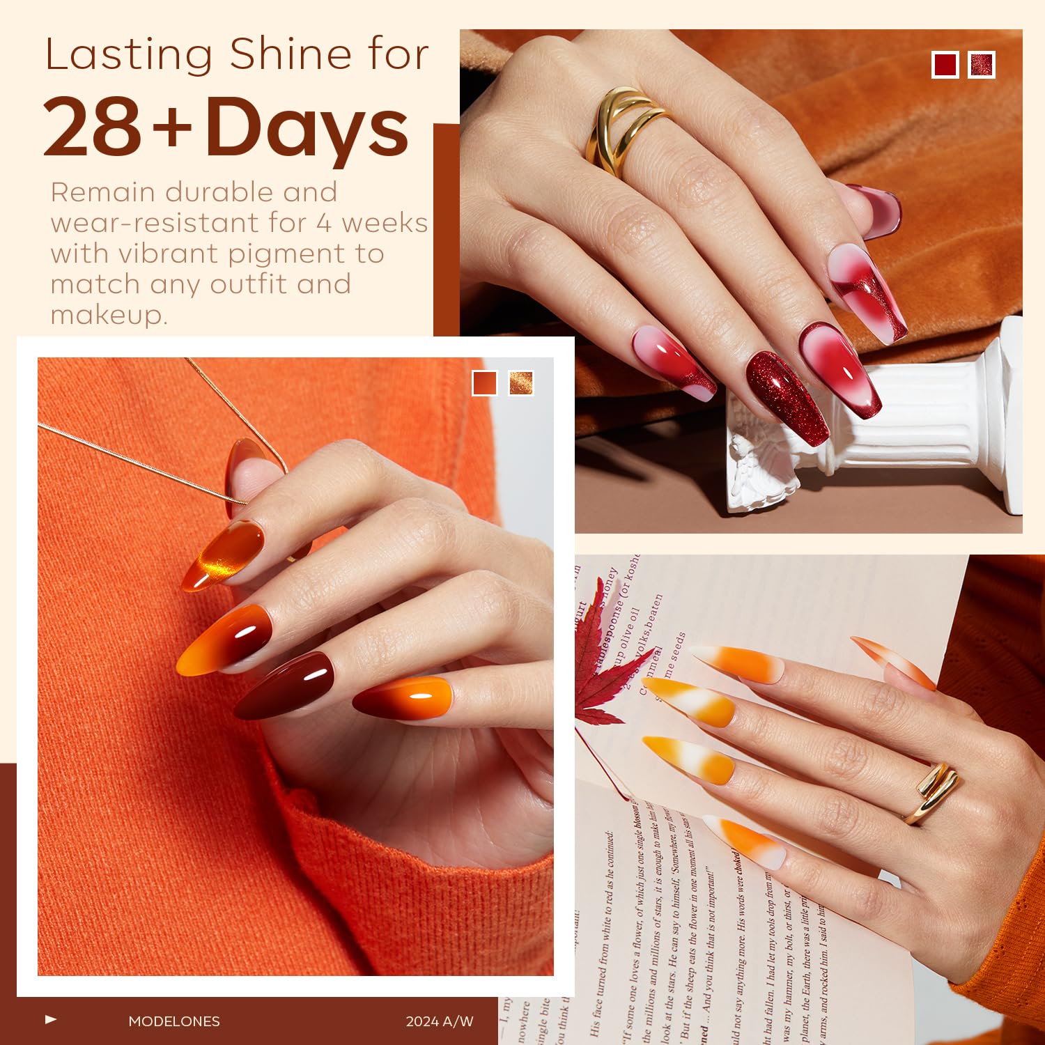 Detalle de Modelones Gel Nail Polish Set, 5ml