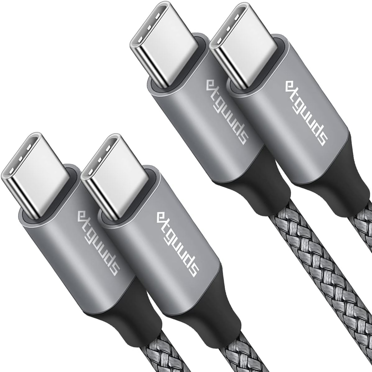Detalle de etguuds USB C to USB C Cable 3ft, 60W fast charging cable
