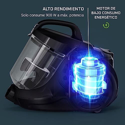 Detalle de Rowenta Swift Power Cyclonic Classic (750W) aspiradora sin bolsa ciclónica con filtro en 3 niveles y radio de 7,5 m