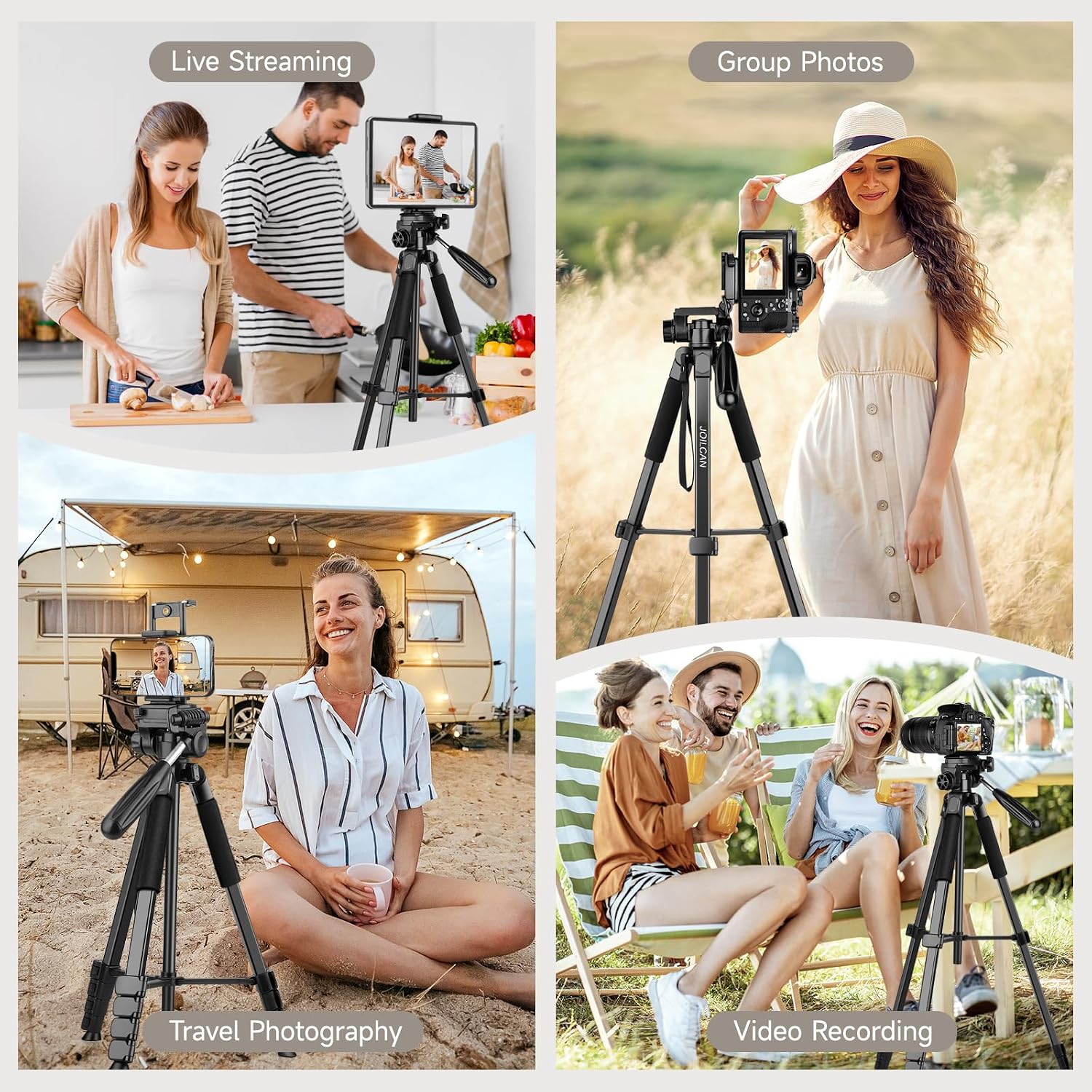 Thumbnail 6 de JOILCAN Kamera Stativ 173 cm für Smartphones