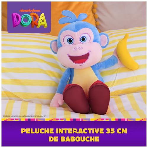 Detalle 2 de Dora - Peluche Interactive Babouche 35 cm (bilingue)