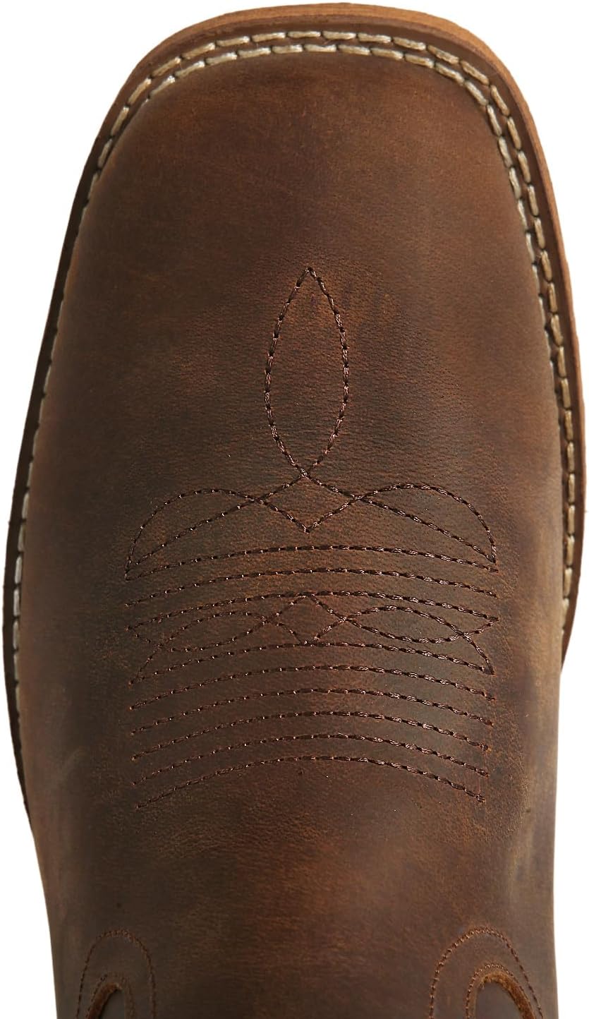 Thumbnail 5 de Winbird Men’s Square-Toe Cowboy Boots (Vegan or Genuine Leather) — Pull-On Western Boots with Slip-Resistant Outsole