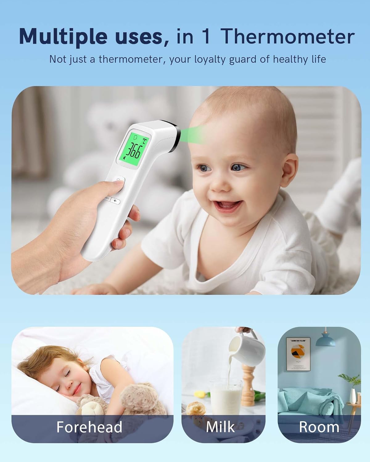 Thumbnail 4 de No-Touch Forehead Thermometer accurate digital