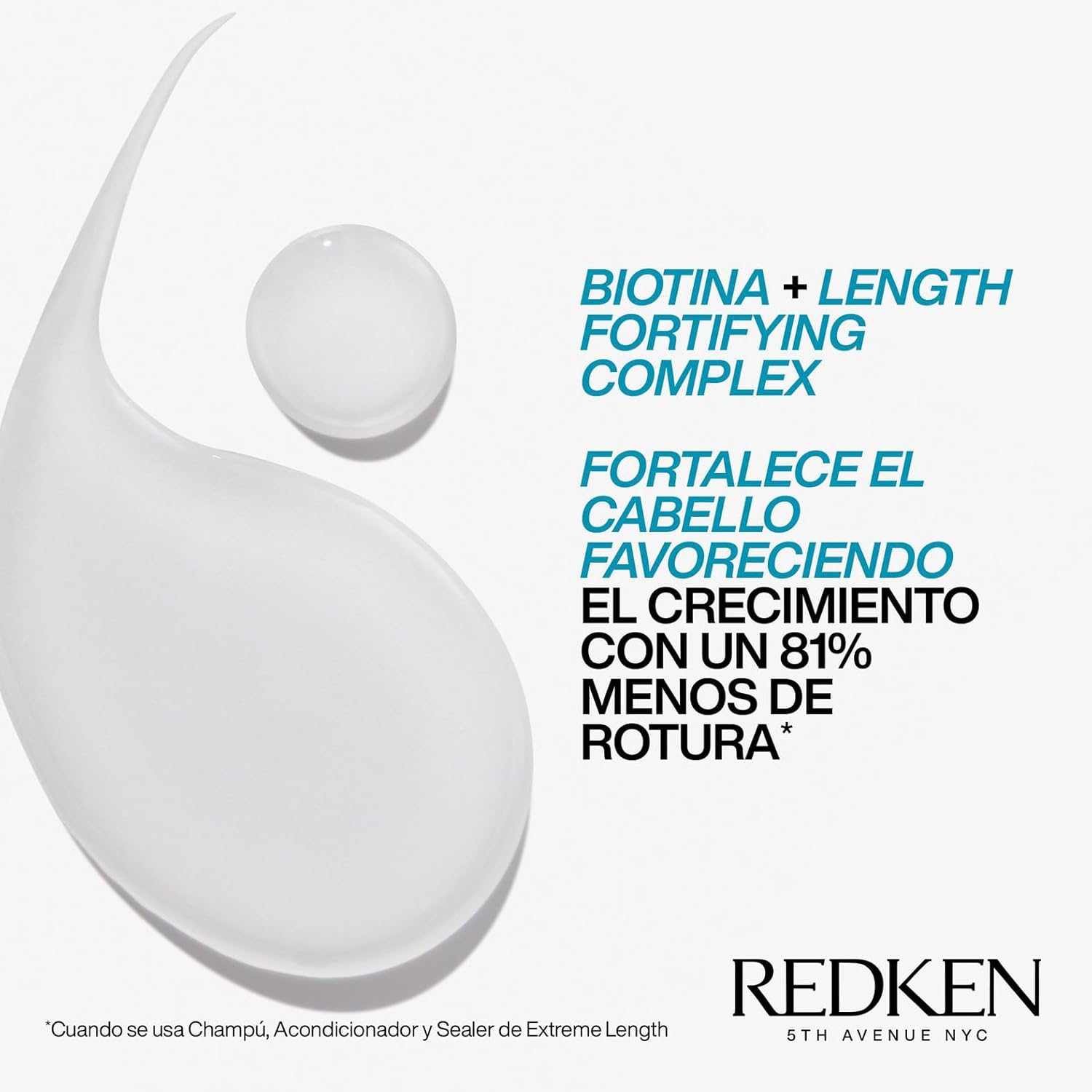 Thumbnail 2 de Redken Extreme Length Champú Fortalecedor con Biotina 💇♀️ 300 ml