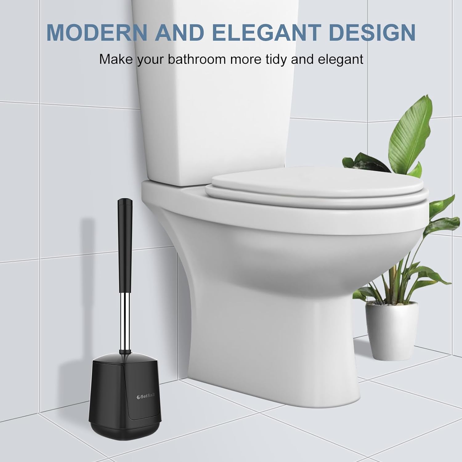 Thumbnail 6 de SetSail Toilet Brush and Holder 🚽