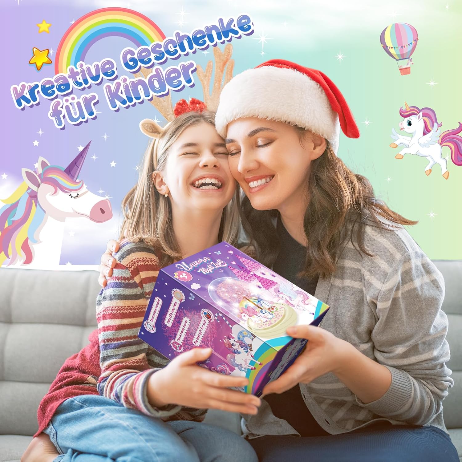 Thumbnail 6 de Dislocati DIY Nachtlicht Bastelset für Kinder – personalisierbares Einhorn-Nachtlicht ab 3 bis 12 Jahren