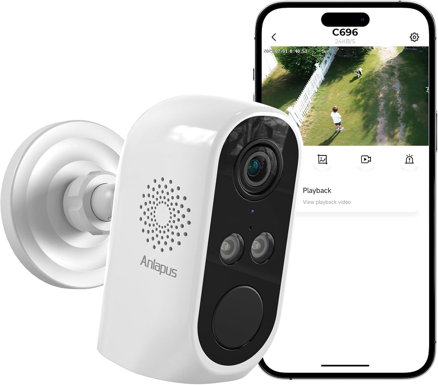 Detalle de Anlapus 3MP 2K WiFi Security Camera