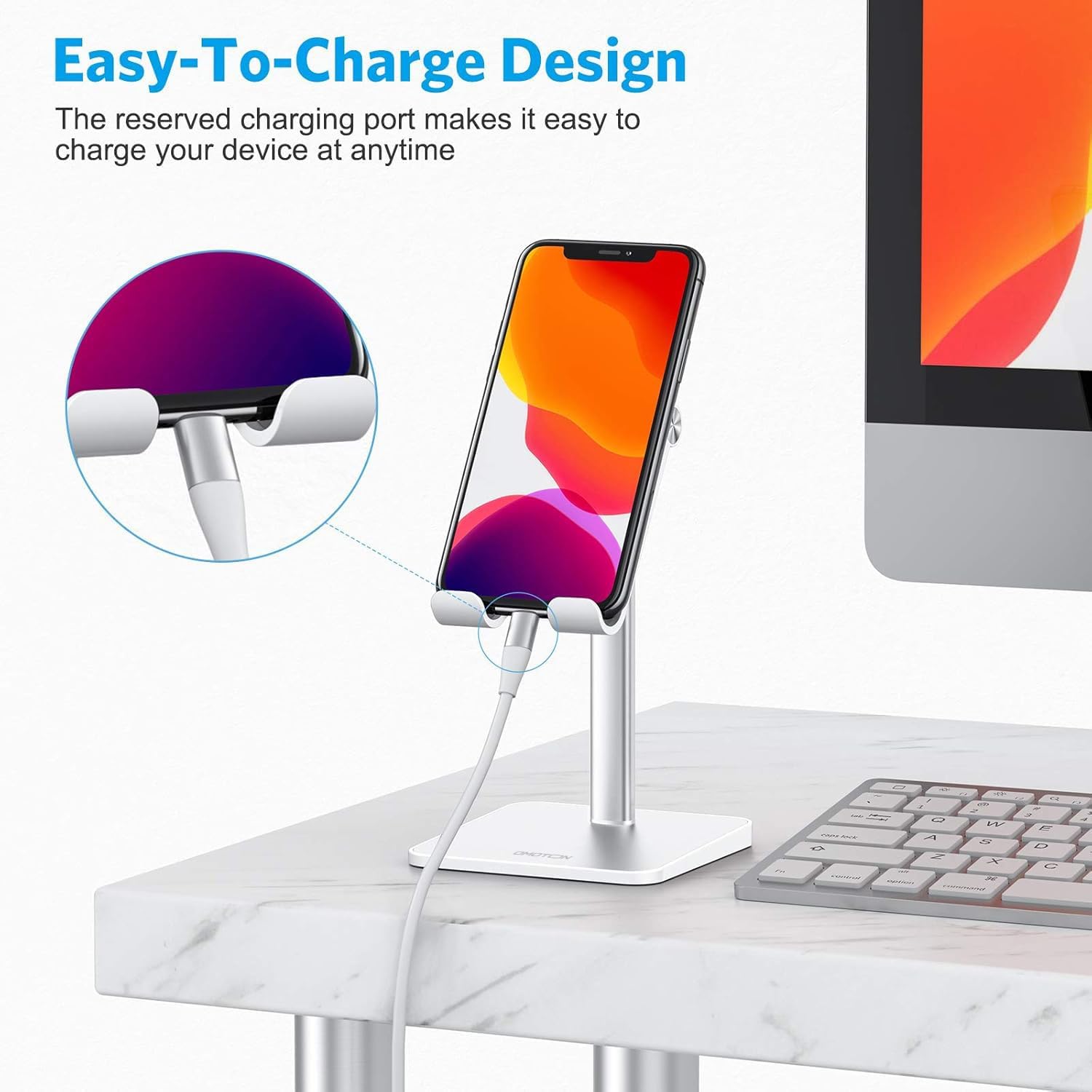 Detalle 2 de OMOTON Cell Phone Stand 3.5-7.0"