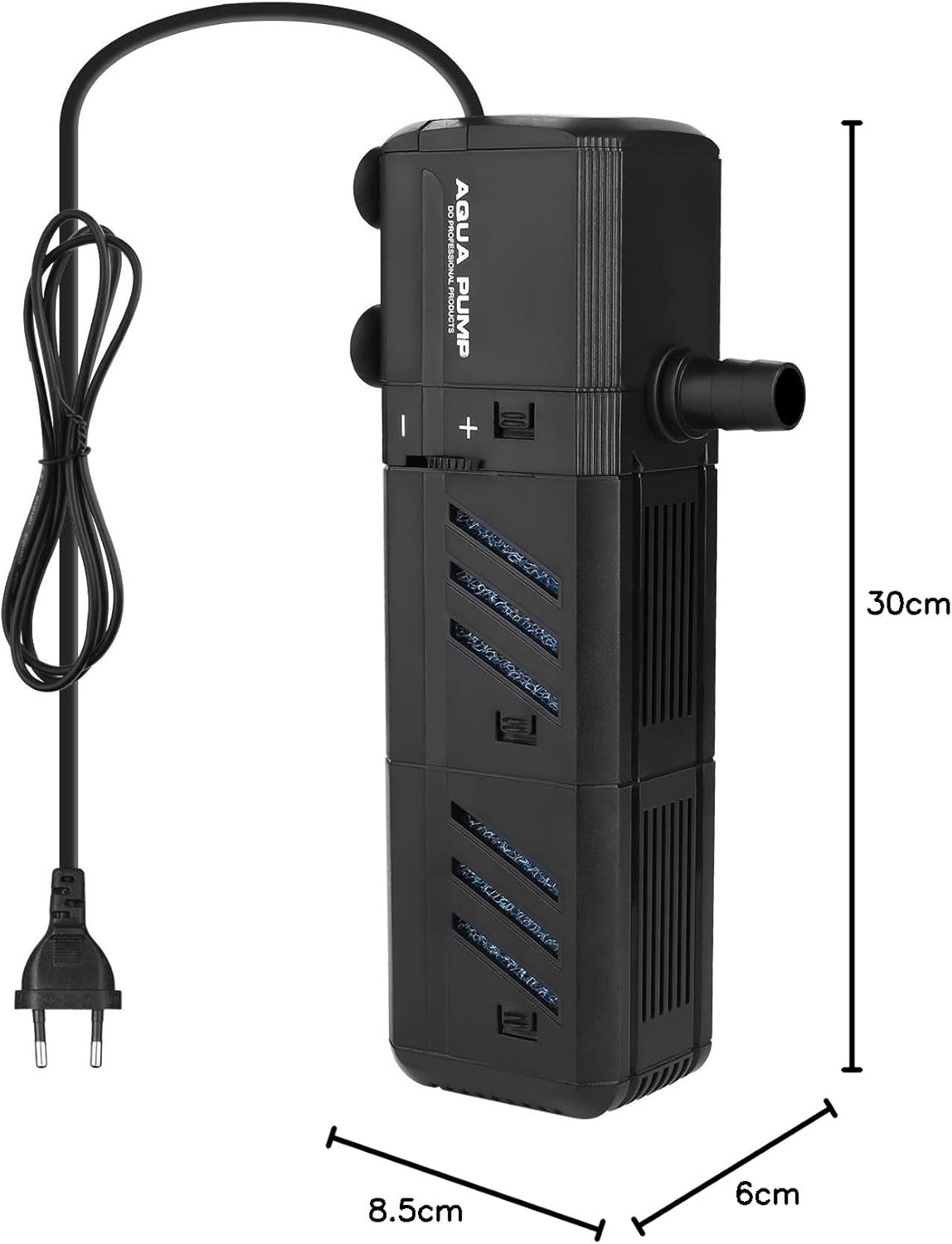 Detalle de NO.17 Filtro Interno Acquario 15W Regolabile con Pompa 1500 L/H per 500–800 L