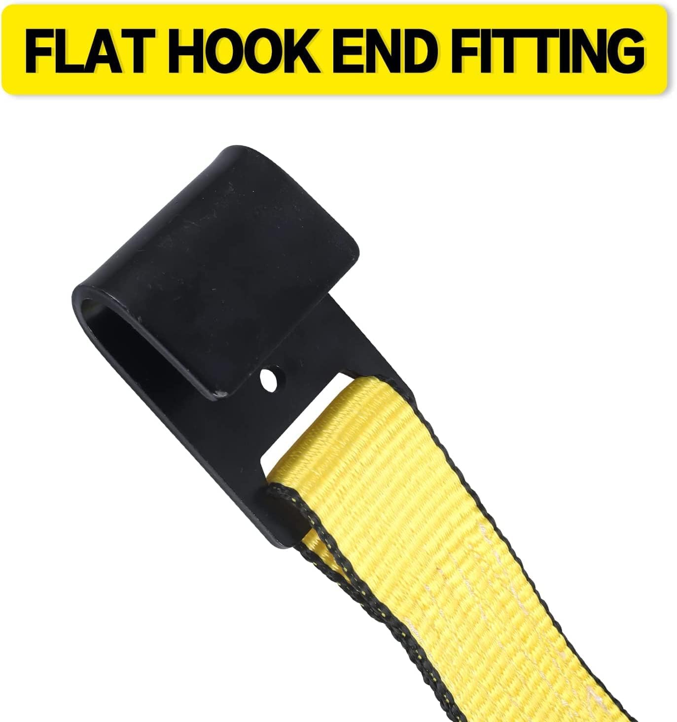 Detalle 1 de Flat Hook Ratchet Straps 2in x 27ft 3,333lb WLL