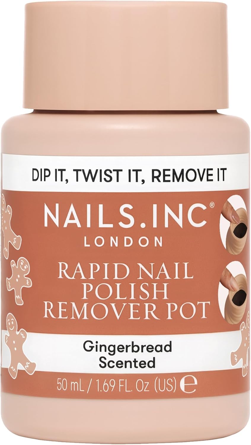 Detalle de Nails.INC Vegan Collagen Fuelled Nail Polish Remover Pot (Acetone-Free, 50ml)
