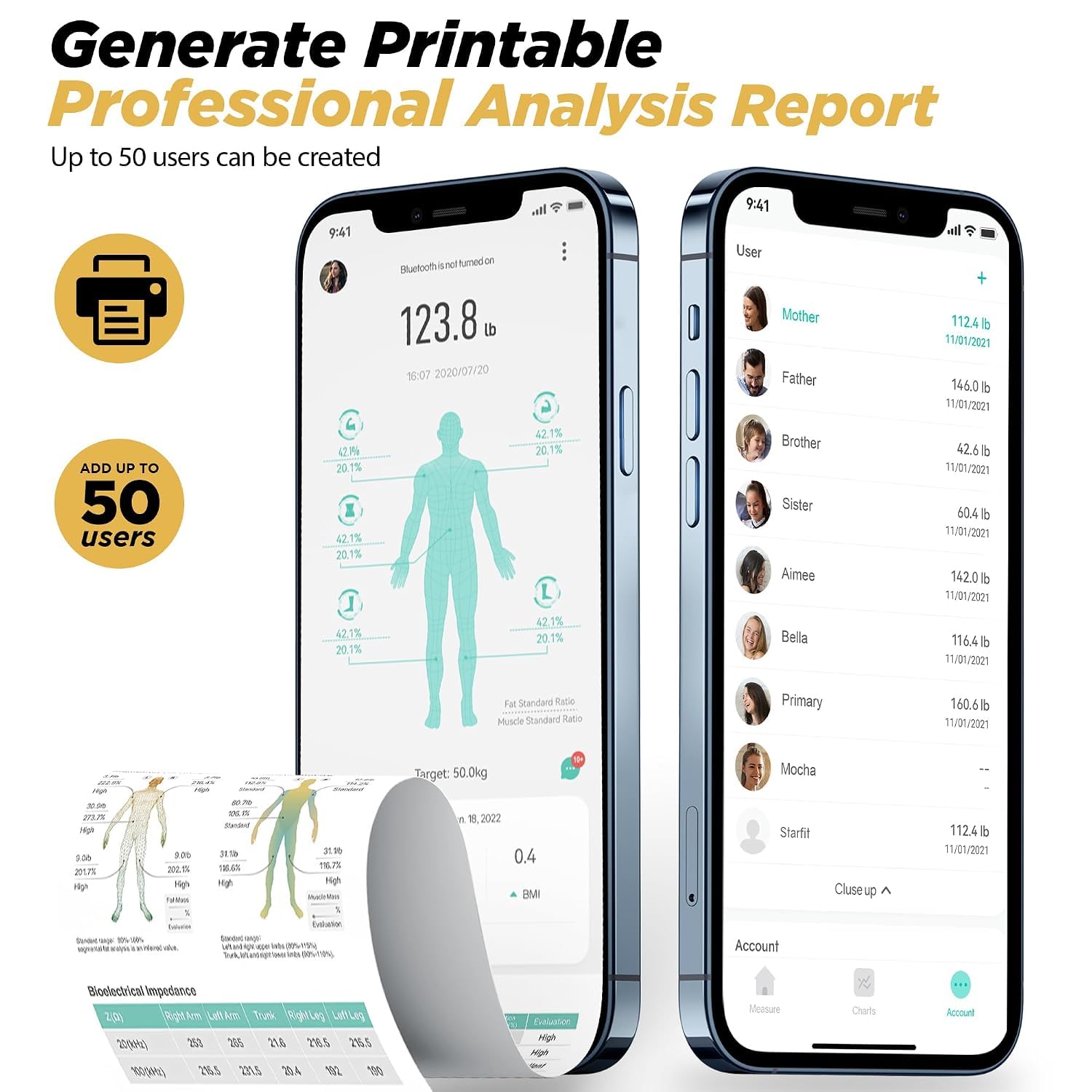Thumbnail 4 de RunStar body composition scale, 8 electrodes