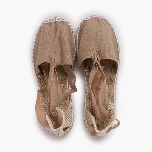 Thumbnail 5 de Pisamonas Espadrillas con Lacci per Bambine 37, Colore Sabbia