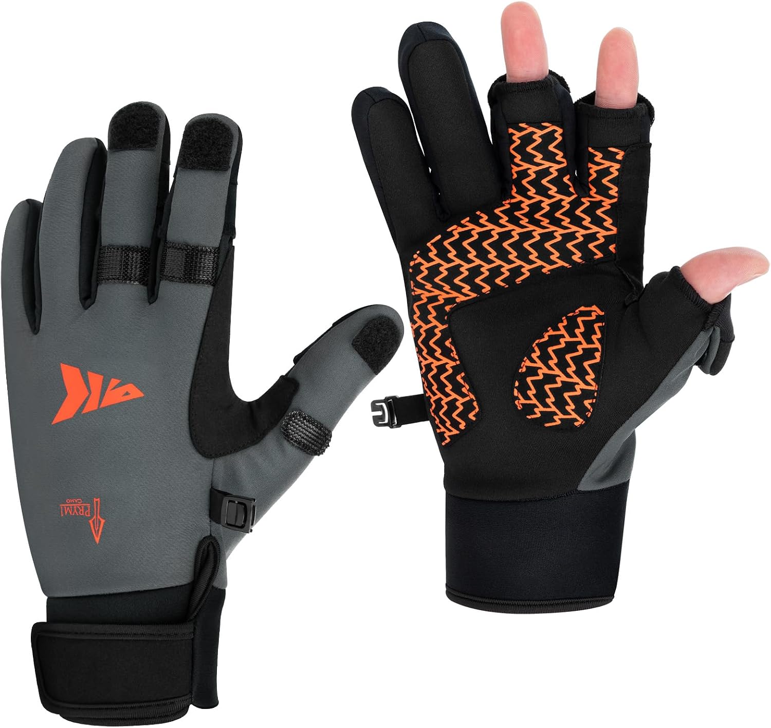 Detalle de KastKing Mountain Mist Winter Fishing Gloves 🎣