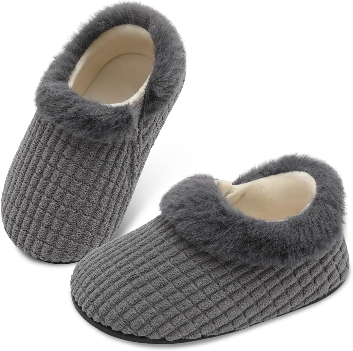 Detalle de Centipede Demon Toddler Slippers in Faux Fur