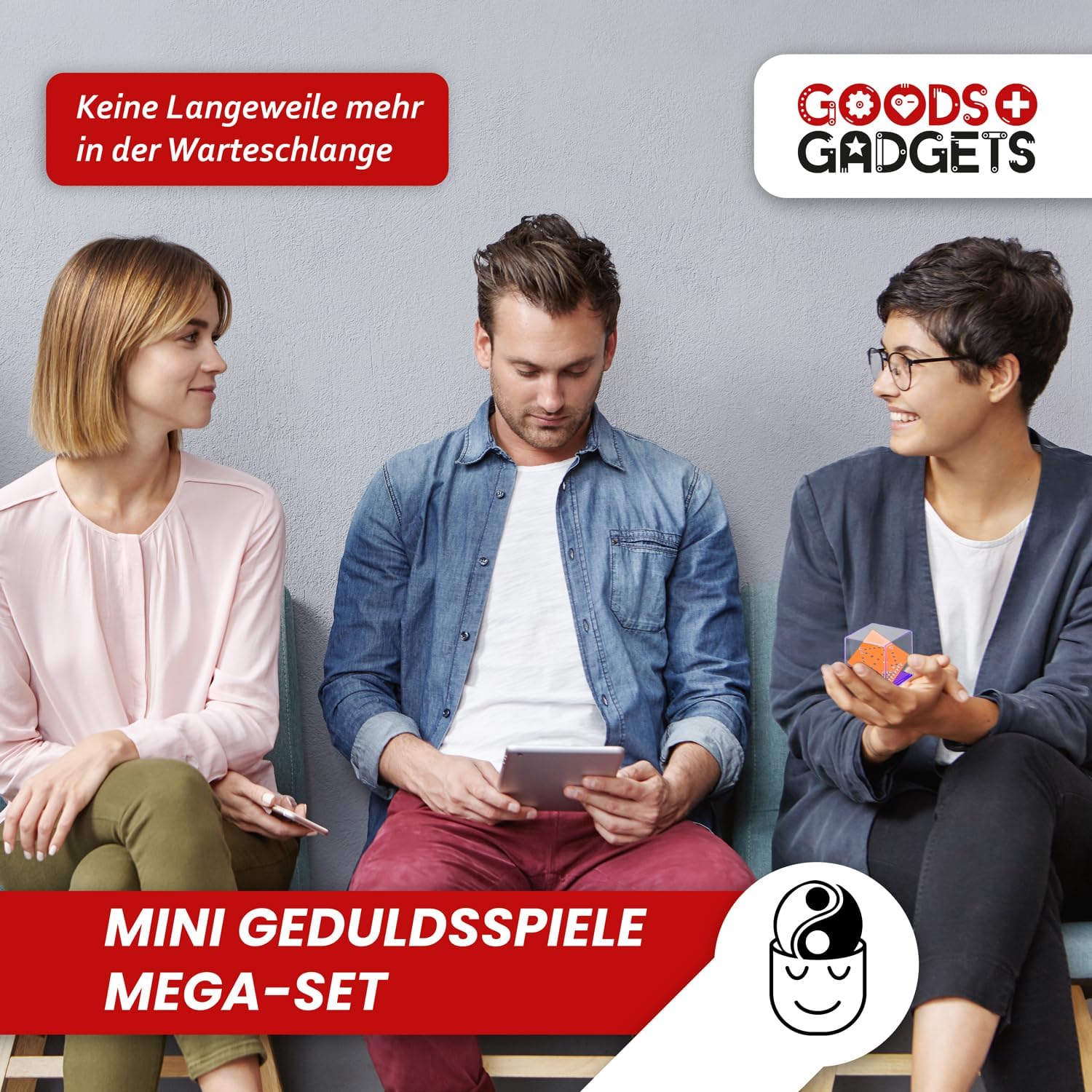 Detalle de Goods & Gadgets Mini Puzzle Mega Set: 24 jeux de balle pour s’amuser et s’entraîner
