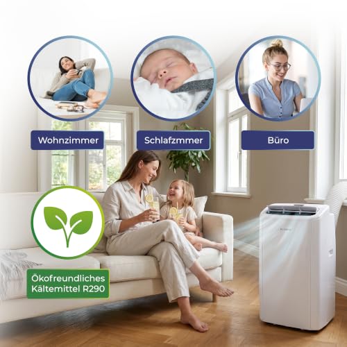 Thumbnail 6 de KLAMER Mobile Klimaanlage 14000 BTU – flexibel, 3-in-1, geeignet für Räume bis 50 m²