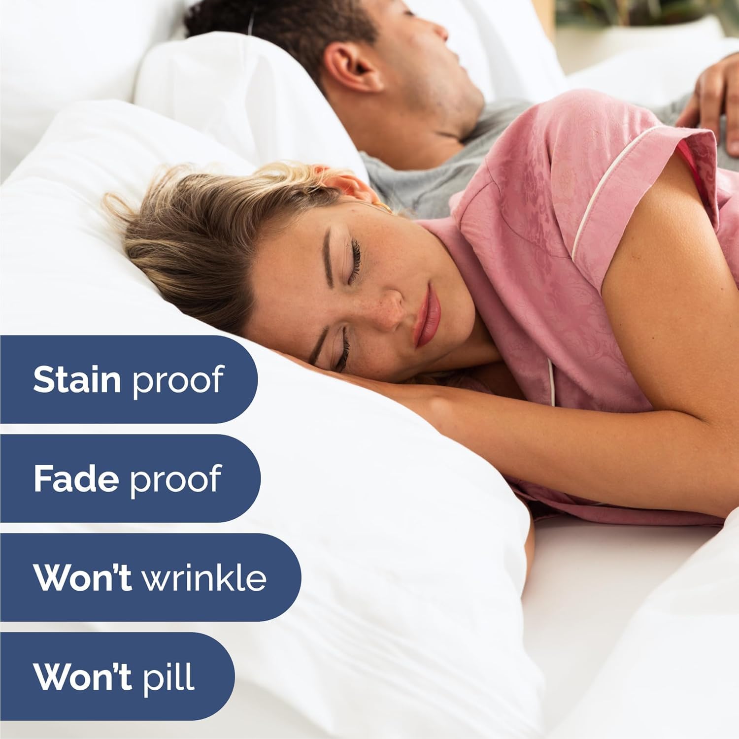 Thumbnail 4 de King Size 4-Piece Microfiber Sheet Set, Deep Pockets